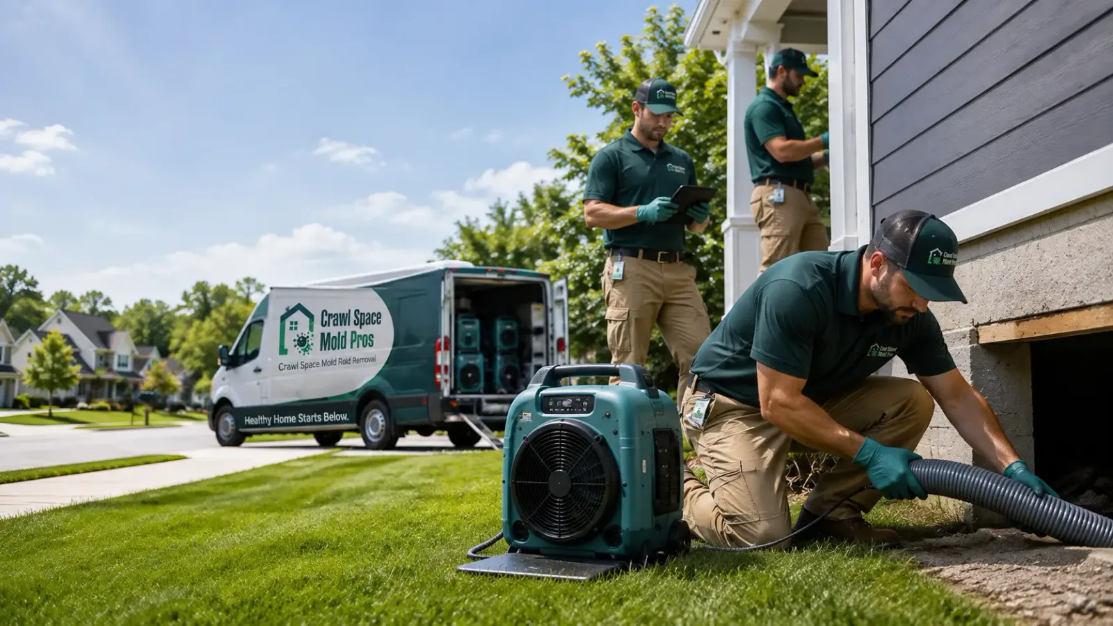 Crawl Space Mold Removal in Buford, WY